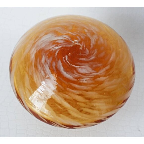 2 Vintage Perfume Bottle JL Art Studio Glass Hand Blown With Glass Applicator - Picture 10 of 10